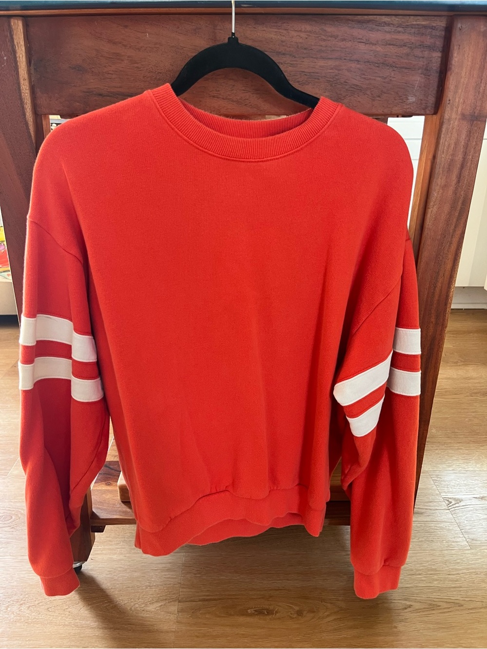 Clare V - poppy varsity sweatshirt Crewneck